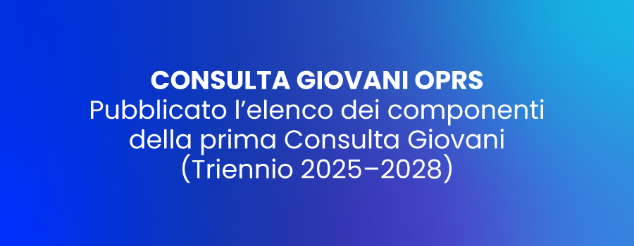 Consulta Giovani dell’Ordine degli Psicologi della Regione Siciliana Pubblicato l’elenco dei componenti della prima Consulta Giovani – Triennio 2025–2028