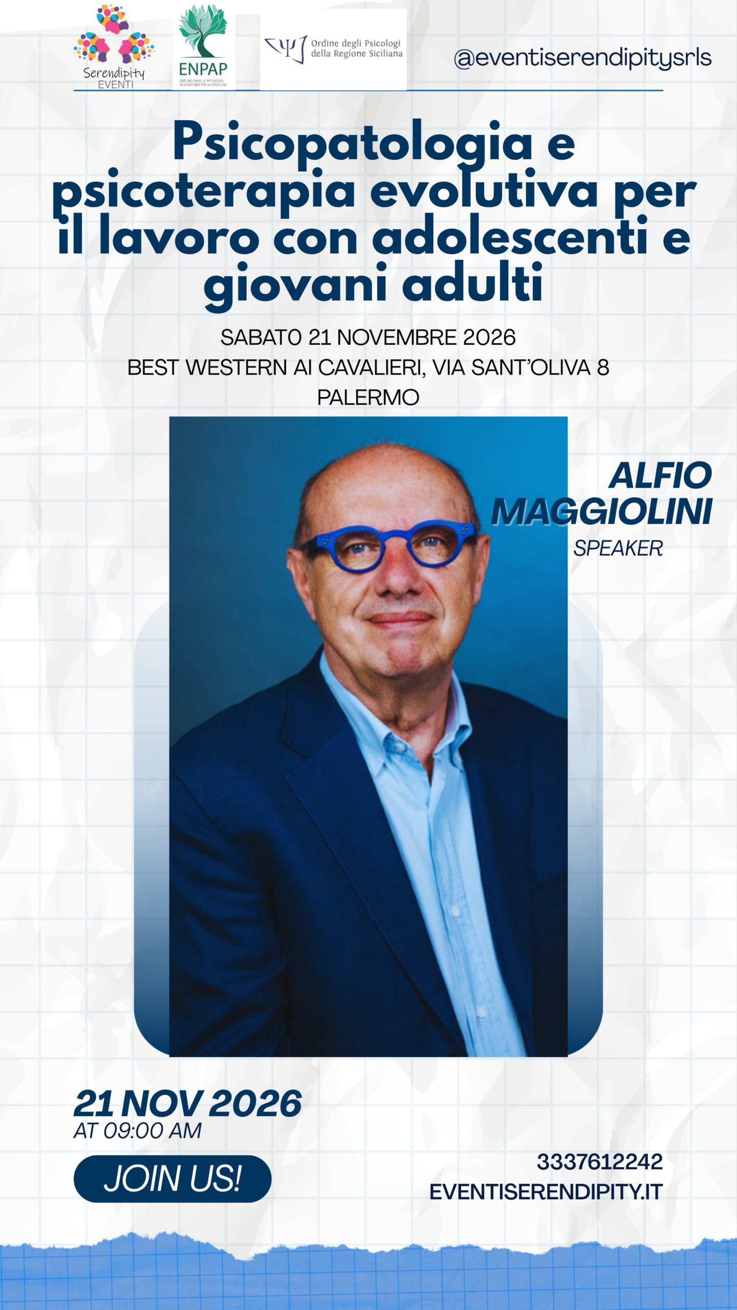 locandina evento con titolo
